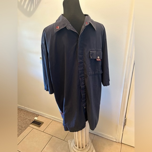 50%off w♥️ Grunge Akademiks Y2k Military Button Up Shirt Vintage thrashed flaws - Picture 6 of 10